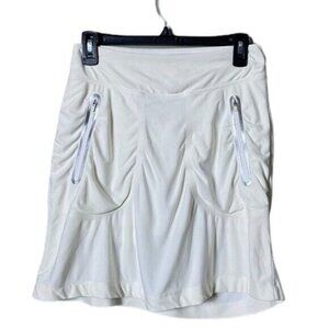 Nike Golf Womens Skort XS Tour Performance Tenniscore Athletic Challenger White